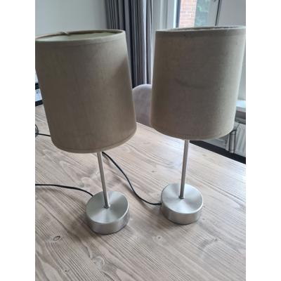 2 functionerende nachtlampjes met touchfunctie aan/uit