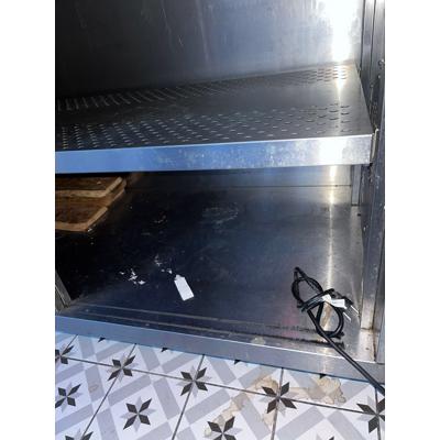 RVS Warmhoudkast + presentatieplaat