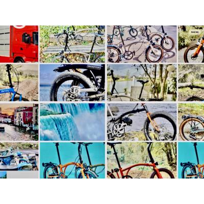 Brompton Riese Birdy Müller Fietsen voor mee per Auto naar Spanje Italië en Portugal 