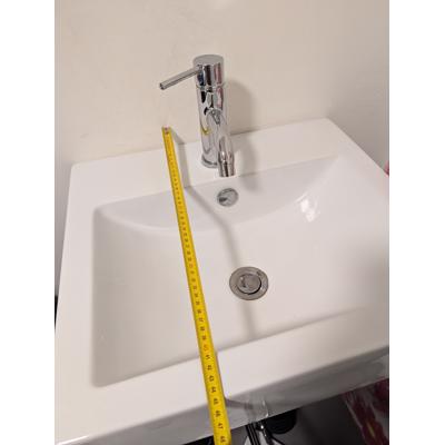 Wastafel wit zonder kraan