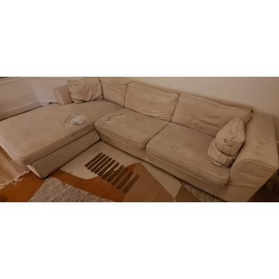 Gebruikte grote hoekbank