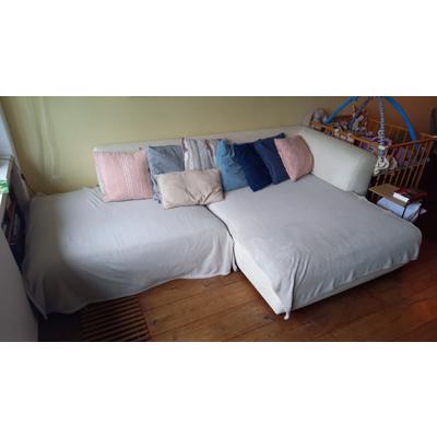 Grote, moderne hoekbank