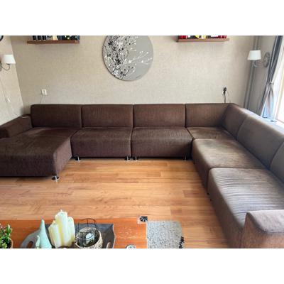 Hoekbank met loungedeel