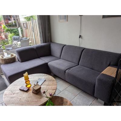 Hoekbank /lounge bank grijs