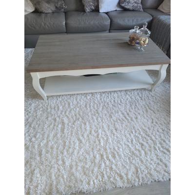 Salontafel hout/wit