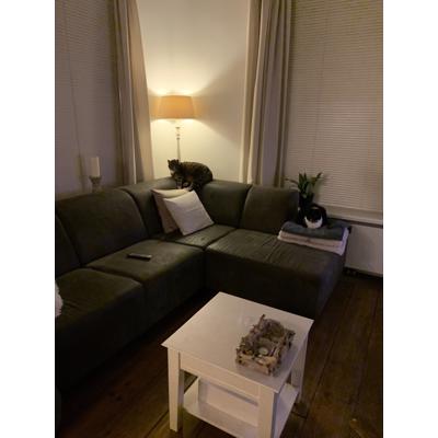 Hoekbank antracietgrijs 