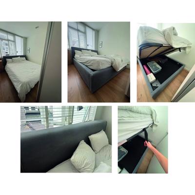 Bed met opbergruimte 160 x 200 + matras