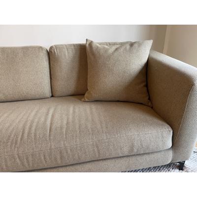 3p groene zitbank met open einde