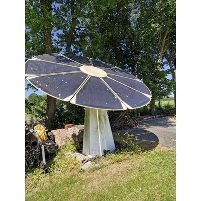 Zonnepanelen bloem