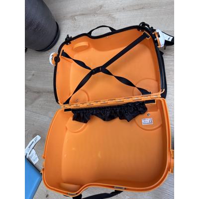 Kinderkoffer tijger met wieltjes