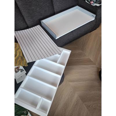 Siematic keukenlades met beige frontjes