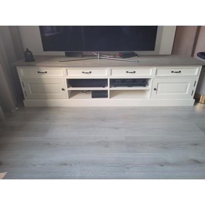 Tv meubel wit/hout