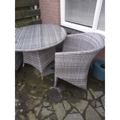 Tuinset 4 stoelen