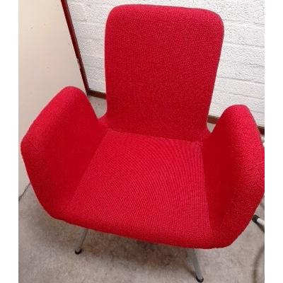 4 rode en 12 bordeaux rode stoelen