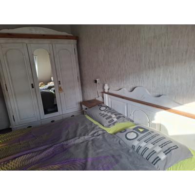 Grenen whitewash slaapkamer