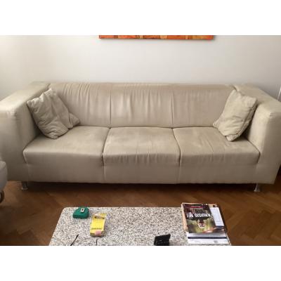 Mooie suede 3 zits bank