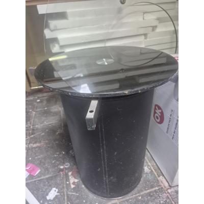 Round glass table