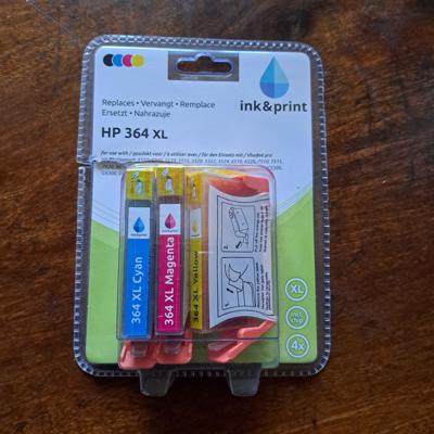 HP kleuren printer cartridges 364 XL