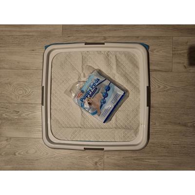 Padhouder met 4 puppy training pads