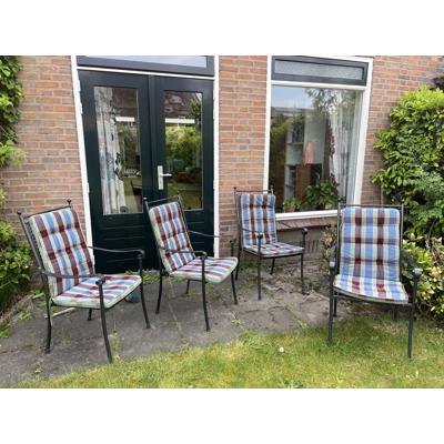 Tuinstoelen met kussens