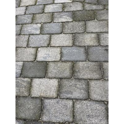 20m2 grijze tuintegels 