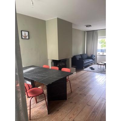 Eet tafel zwart marrmer look 