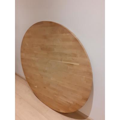 ronde houten tafel