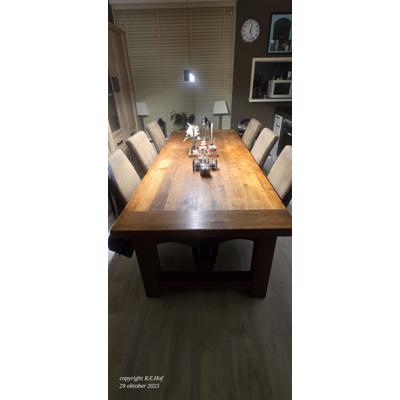 Eethoek + 6 stoelen 