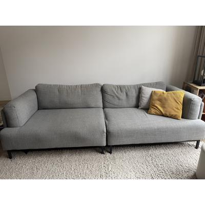 Grijze bank van het merk Woood