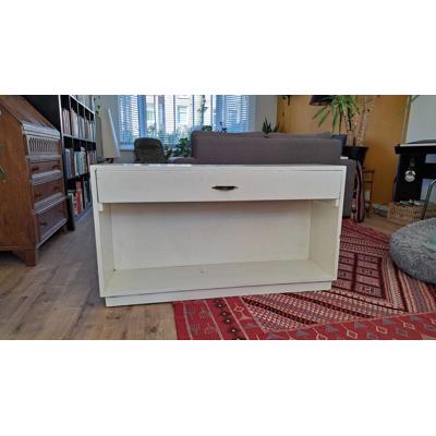 Tv-Meubel / Dressoir (hout, wit geverfd)