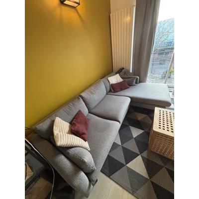 Bank met chaisse longue