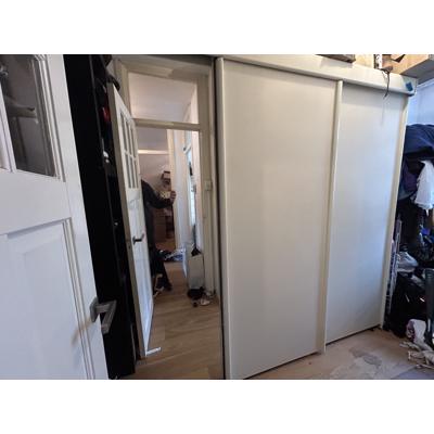 3-deurs kledingkast, hang & planken