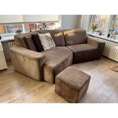 3-4 zitsbank met schuine hoek (Trapezium)