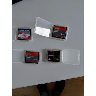 Diverse compact flash kaarten