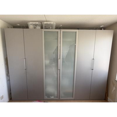Kastcombinatie: 3 kledingkasten van 1 meter breed