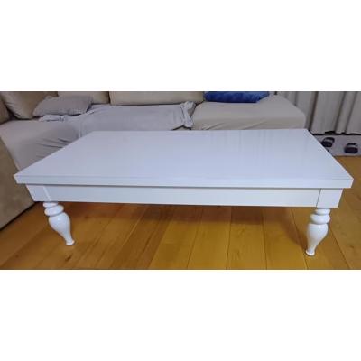 Nette salon tafel en eettafel met 6 bijpassende luxe stoelen