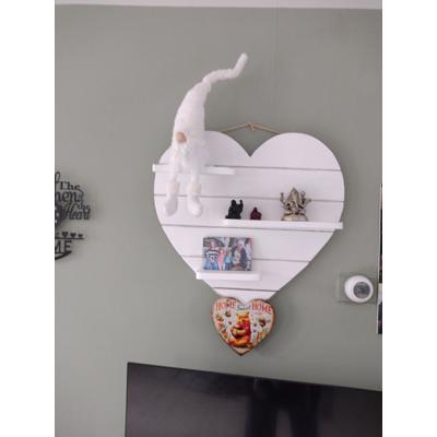 Houten hart met plankjes