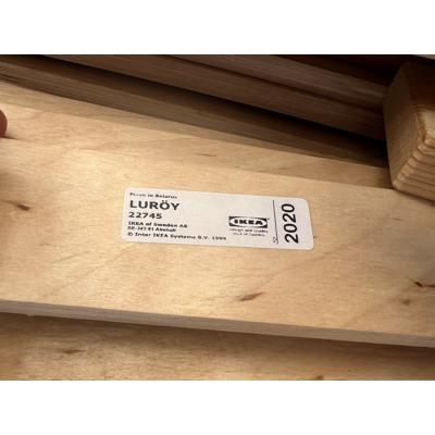 Mooi werkend Ikea bed, lattenbodem en optioneel matras