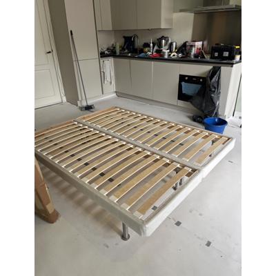 boxspring met lattenbodem