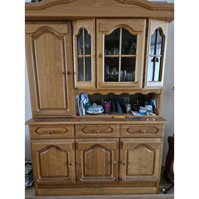 Blank eiken buffetkast