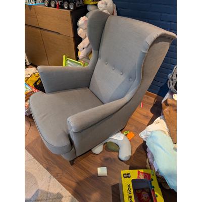 Ikea Strandmon Armstoel grijs