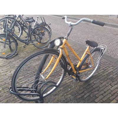 Kinderfiets, eenvoudig maar goed.
