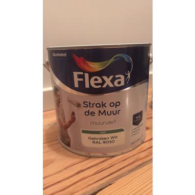 2,5 liter RAL 9010 muurverf