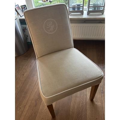 Zes Rivièra Maison eethoek stoelen