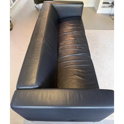 Gelderland Bank – 3-zits designbank – zwart leer – topstaat