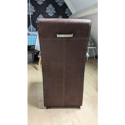 Bruine eetkamer stoelen 2 stuks 