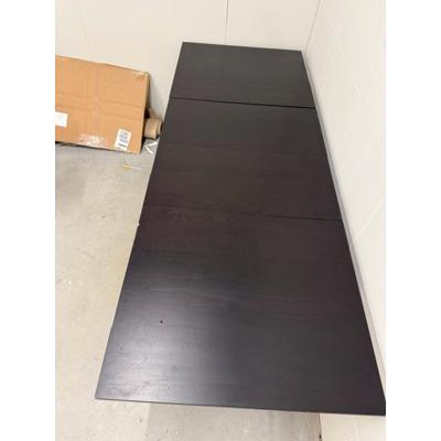 Ikea uitschuiftafel donkerbruin