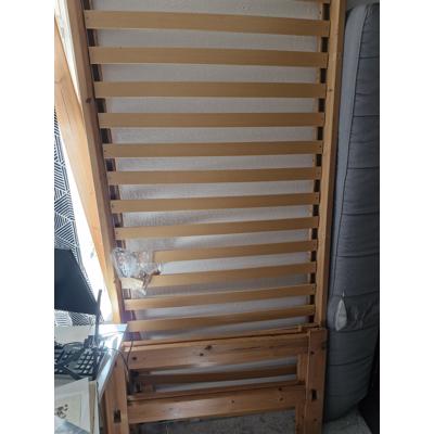 1 persoons bed hout eenvoudige montage