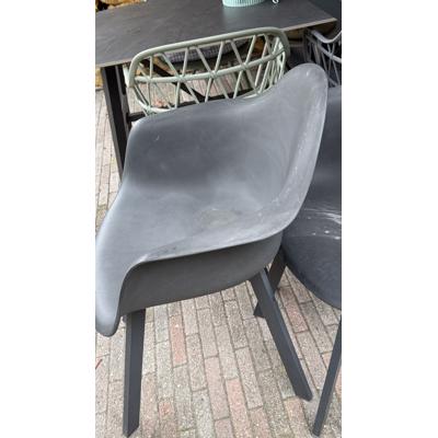 4 terras stoelen
