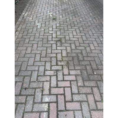 Oprit betonnen klinkers